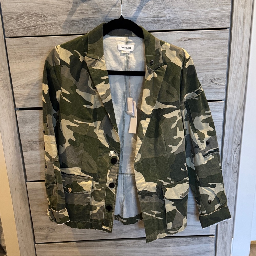 Zadig & Voltaire Camo Blazer